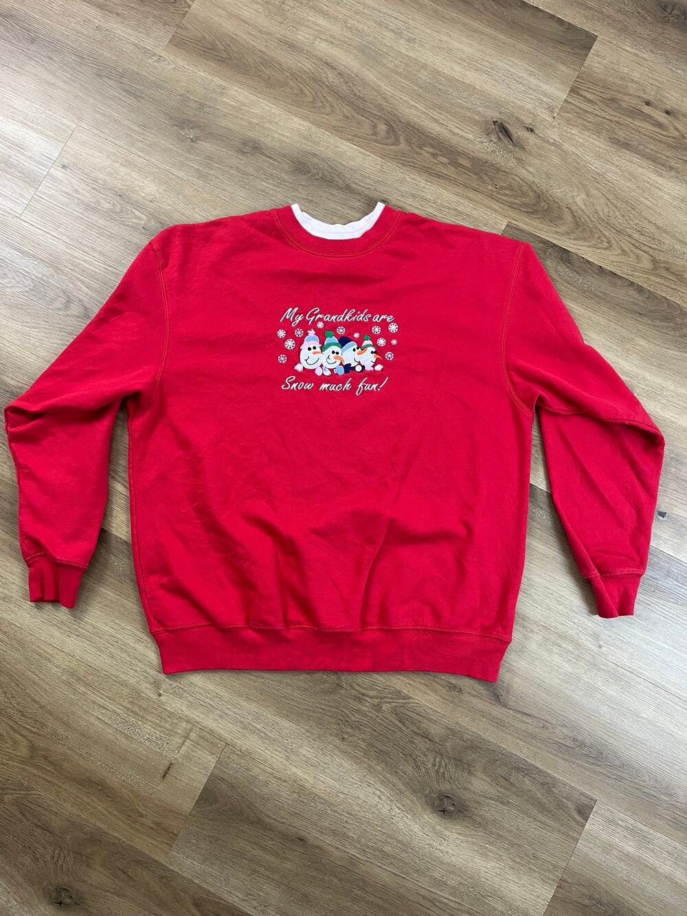 "My Grandkids Are Snow Much Fun" MC Sportswear Sweatshirt XL